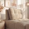 SCHLAFSESSEL LIARA - Beige/Schwarz, MODERN, Holz/Textil (88/87/110cm) - Bessagi Home