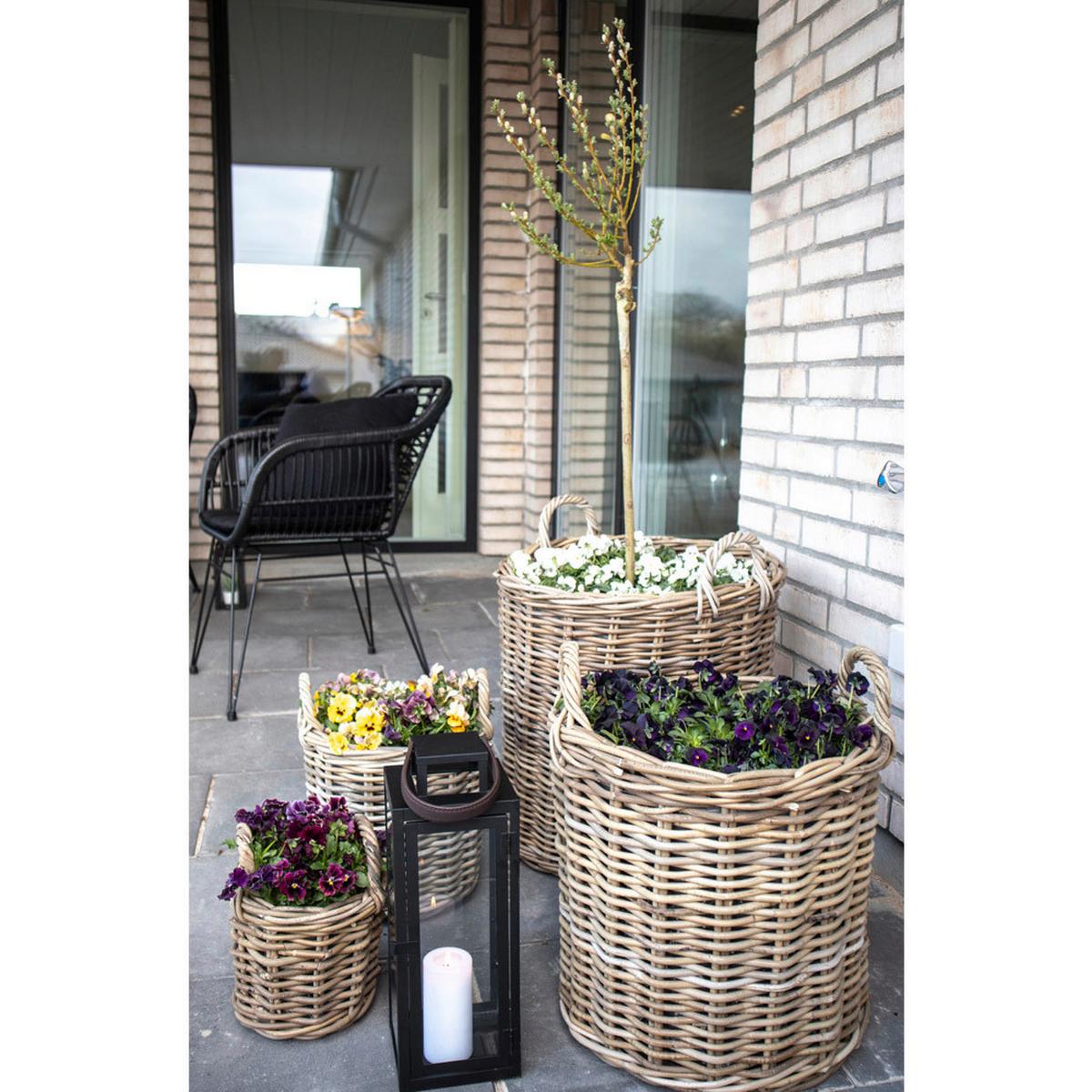 Korbset Caor Baskets Braun, 4er Set - Braun, Basics, Holz