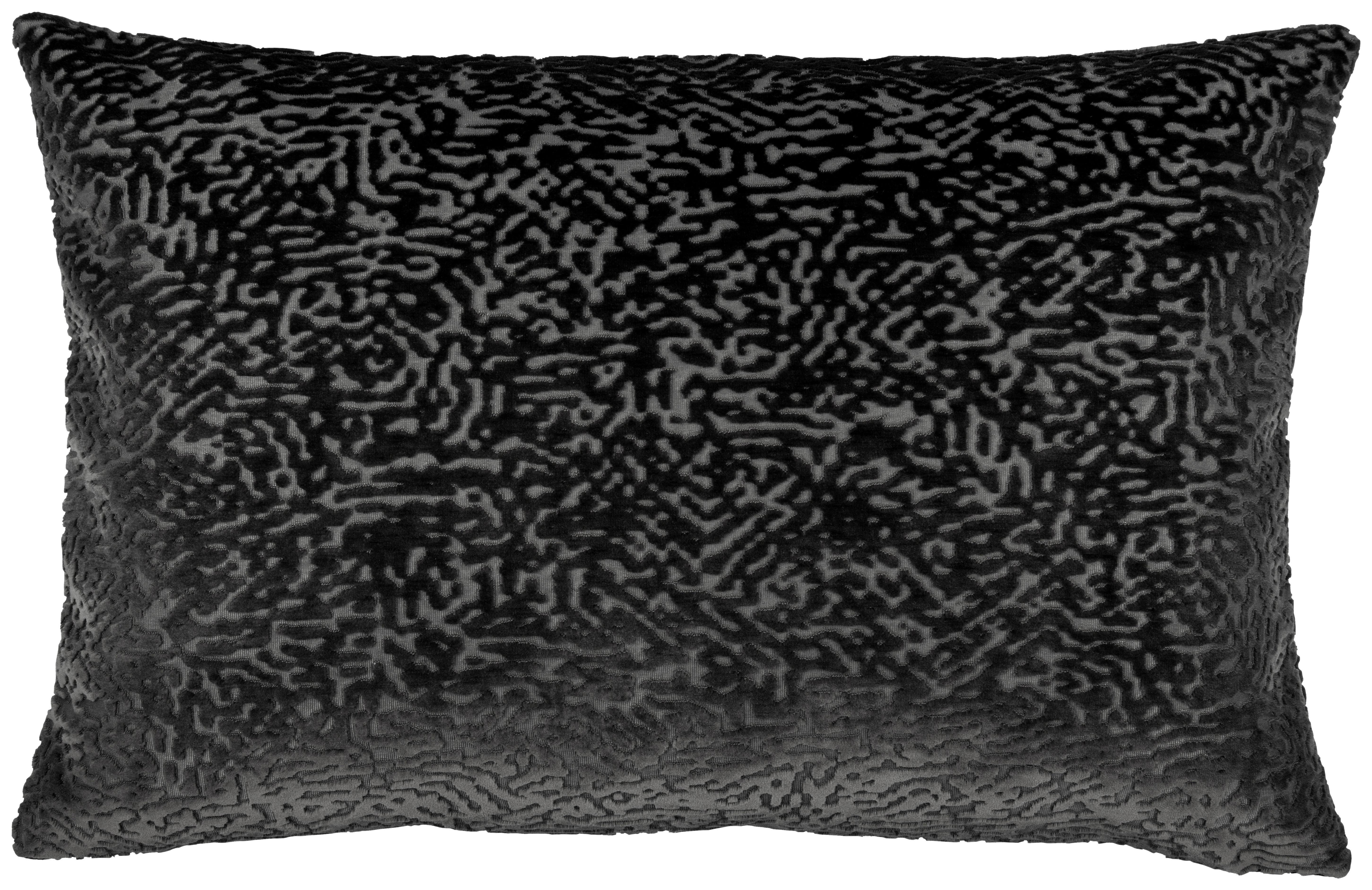 Kissenhülle Toto Schwarz ca. 40x60cm - Schwarz, Textil (40/60cm)