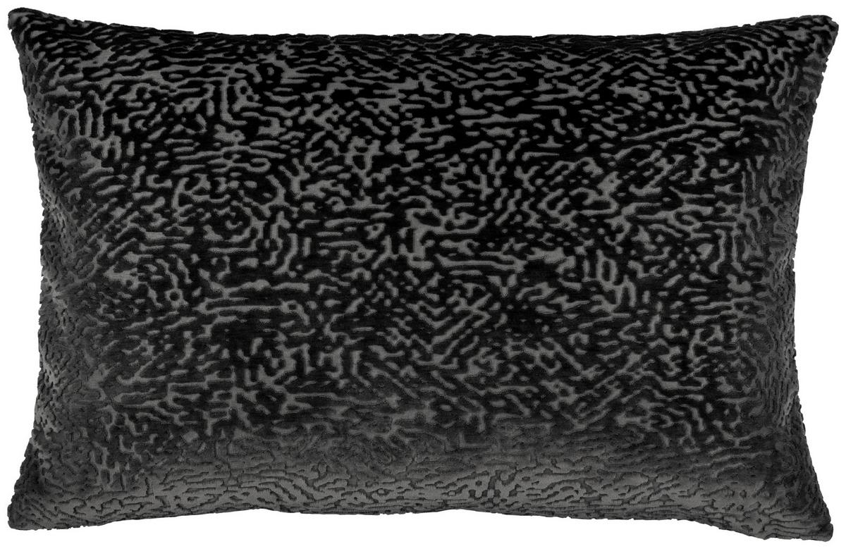 Kissenhülle Toto Schwarz ca. 40x60cm - Schwarz, Textil (40/60cm)