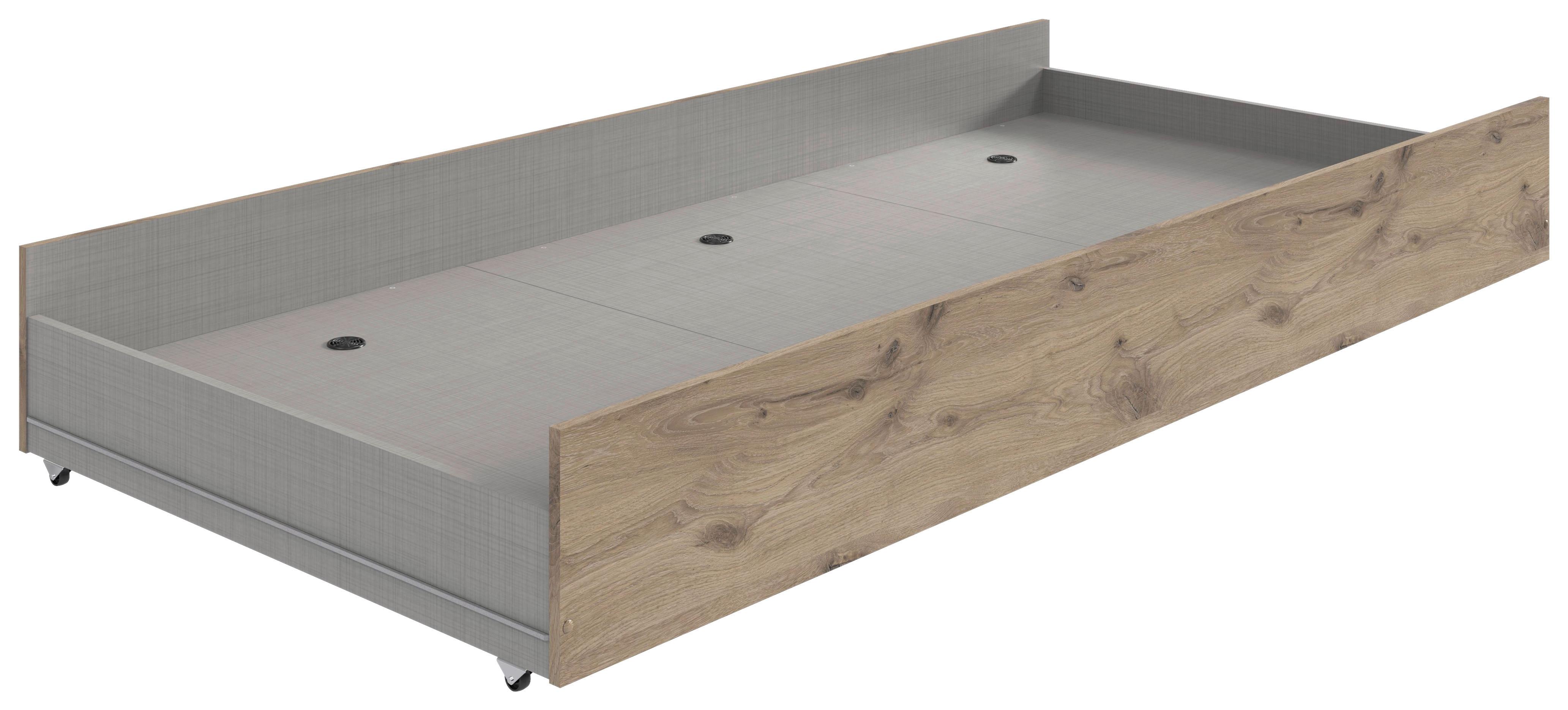 Ágyfiók Norderney - tölgyfa színű, Konventionell, faalapú anyag (199/27/93cm) - Carryhome