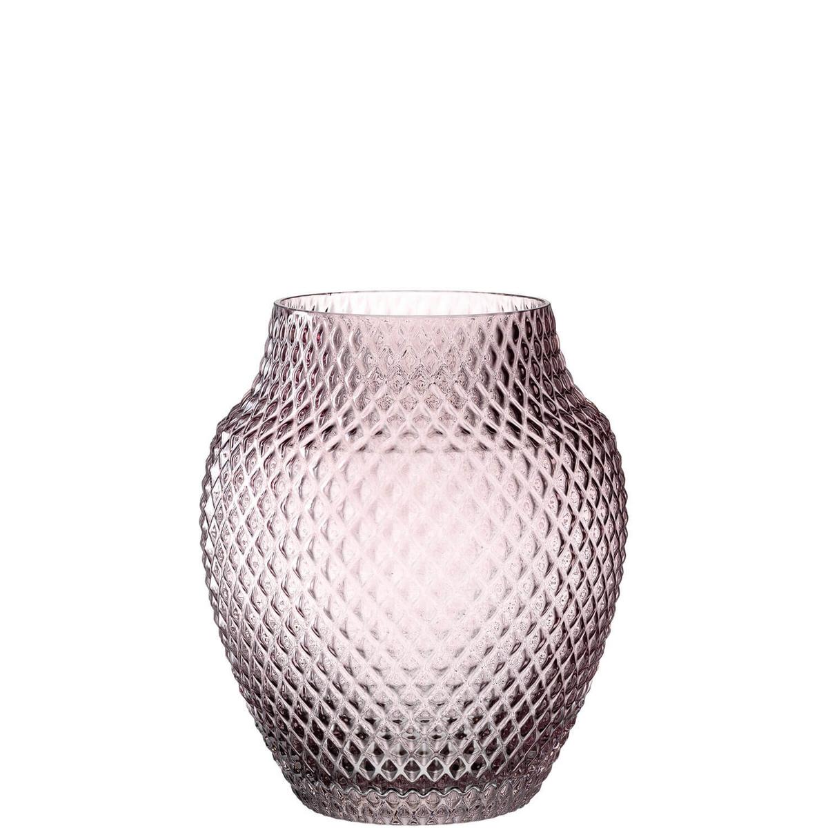 Vase Violett - Violett, Basics, Glas (20/23cm) - Leonardo