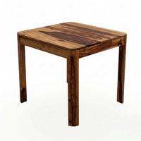 Esstisch Wl7.416 - Sheeshamfarben, Design, Holz (80/76/80cm) - Livetastic