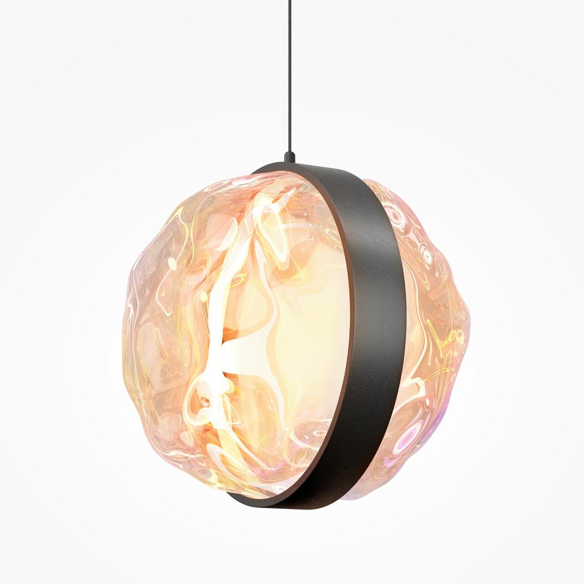 Pendelleuchte Mod379pl-L17b2.7k - Schwarz, Design, Metall (38/320cm) - MAYTONI