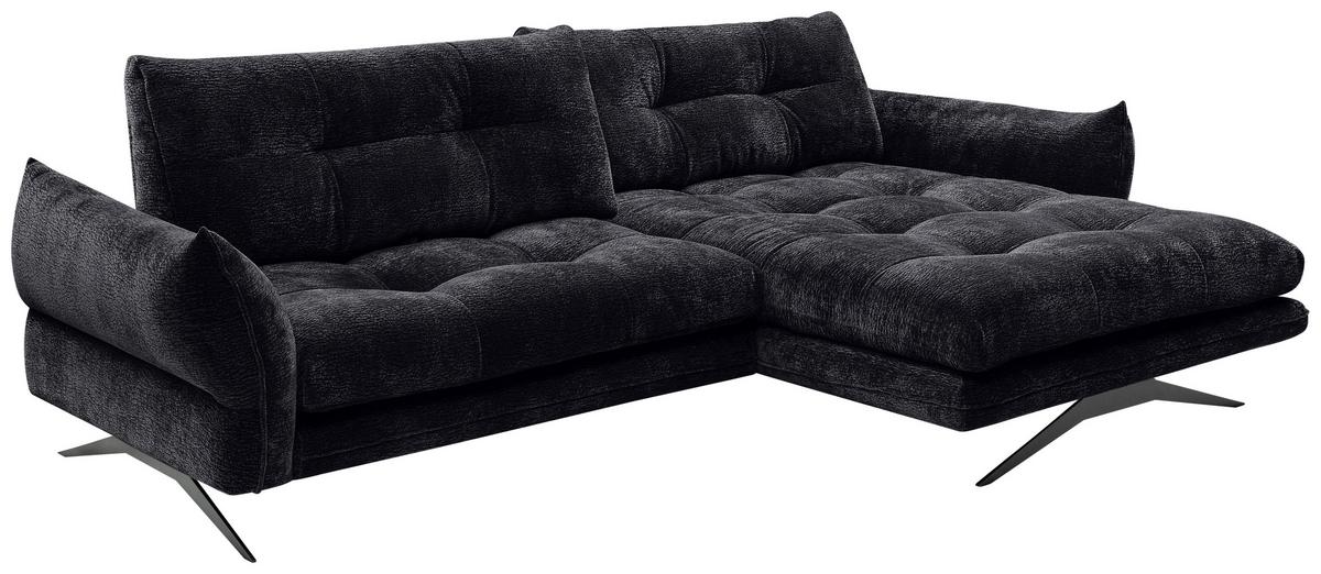 Coltar BAXTER - grafit, Modern, textil (280/68-87/177cm) - Premium Living