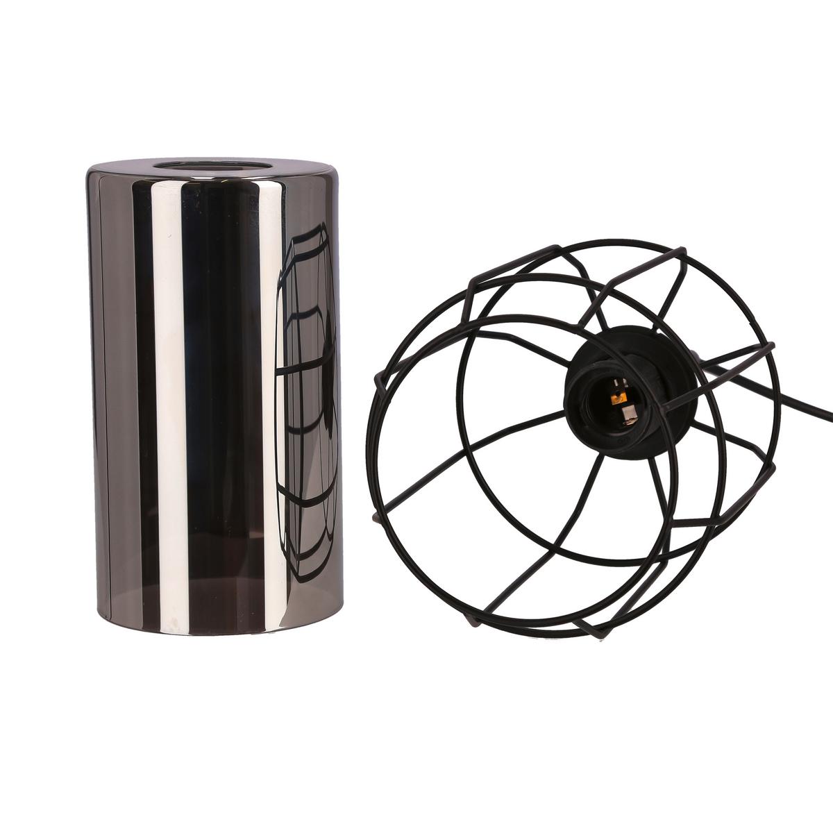 Svjetiljka Viseća 31-08428 Jonera - crna, Design, metal (15/15/110cm)
