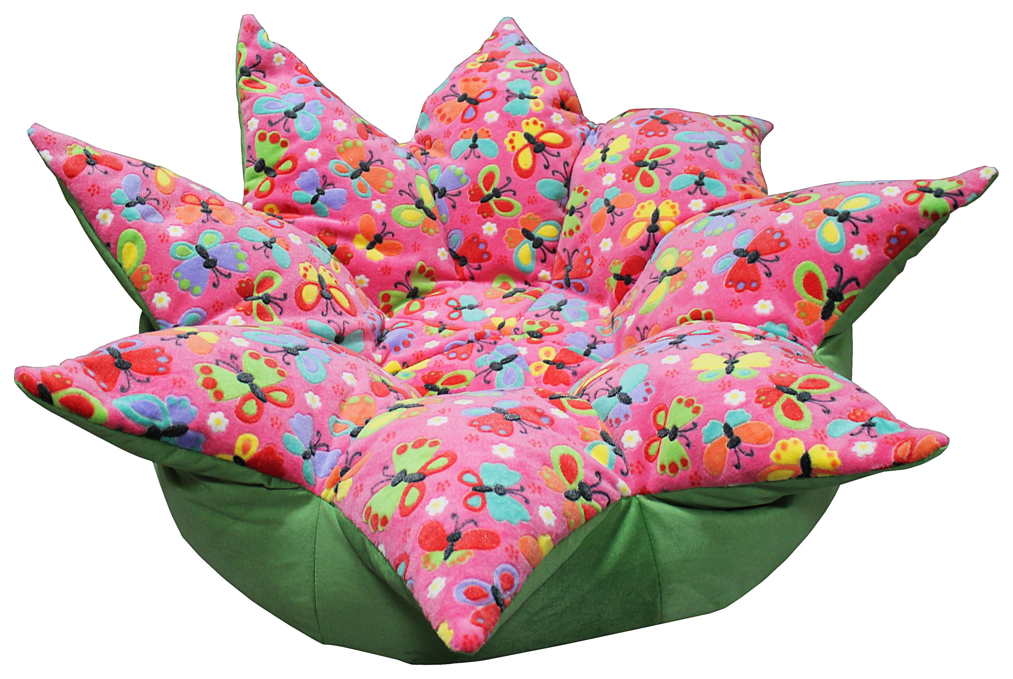 Kindersessel Butterfly-Tulip Multicolor - Multicolor, Textil (85/60cm) - Mömax