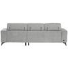 Wohnlandschaft Melbourne Grau - grå/svart, Modern, metall/trä (285/75-103/182cm) - Based