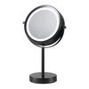 SPEGEL MED BELYSNING MIRRI 1-EXT- - svart, Modern, metall/glas (21/32/12cm) - Mömax
