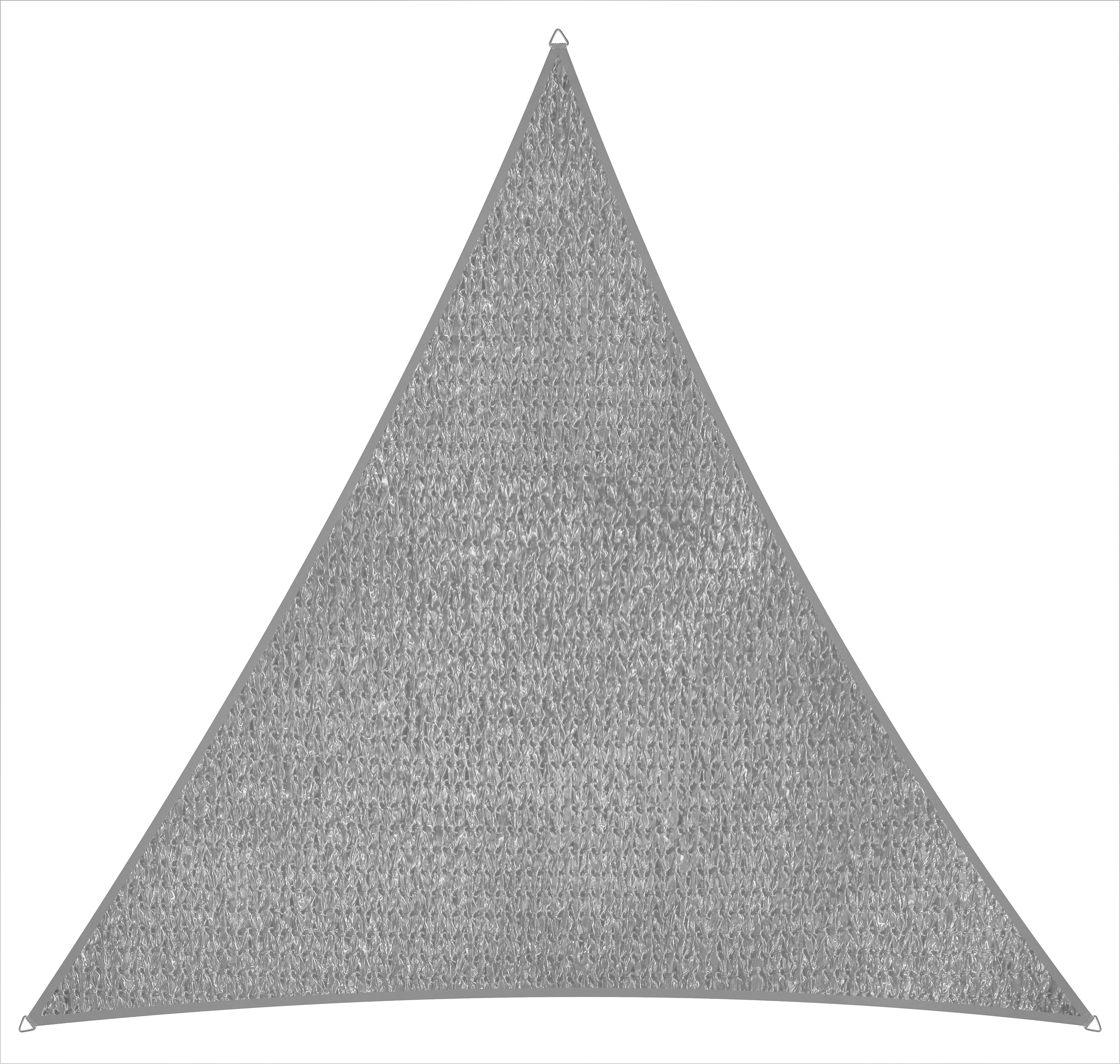 Sonnensegel Teneriffa ca.500x0,5x500cm Silberfarben - Silberfarben, Basics, Textil (500/0,5/500cm) - Schneider