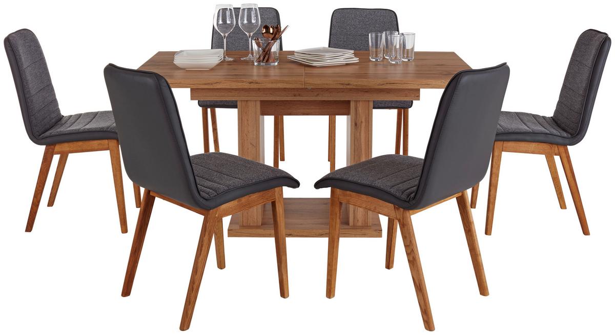 Raztegljiva Miza Patrik, Barva Hrasta, 150-190x90 - barve hrasta, Konvencionalno, leseni material (150 (190)/76/90cm)