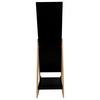 SMYCKESKÅP VIOLA -EXKLUSIV- - svart/naturfärgad, Modern, metall/trämaterial (42/145/38cm) - Mömax