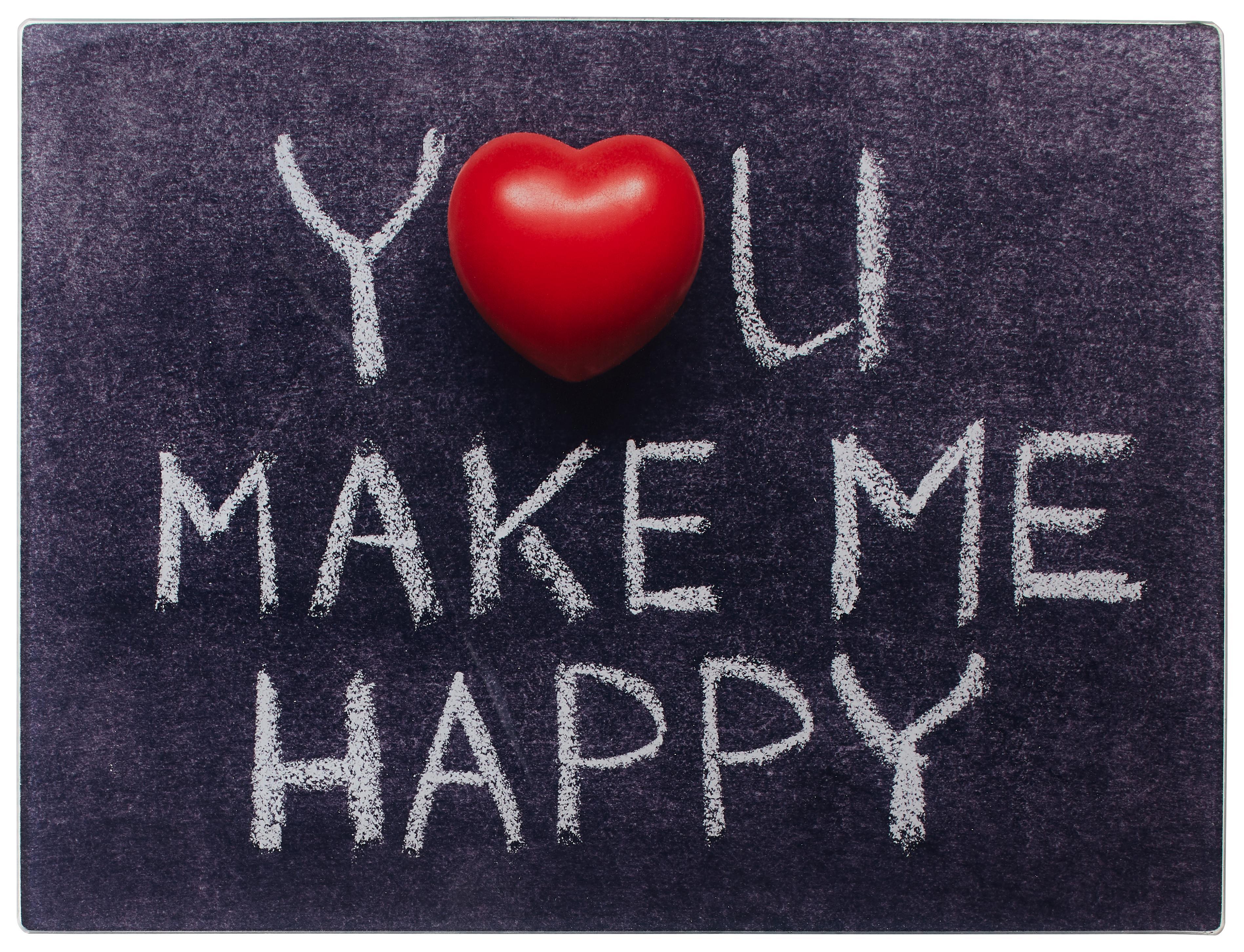 Schneidebrett Linus aus Glas - Multicolor, Glas (40/30/0,4cm) - Mömax modern living