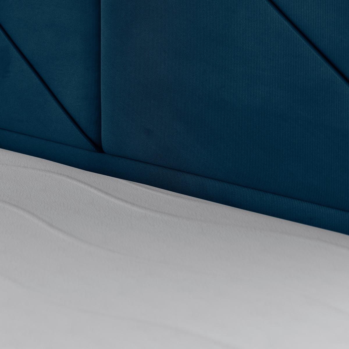 Boxspringbett Bologna ca. 180x200 cm Blau - Blau, MODERN, Holz/Kunststoff (180/200cm) - MID.YOU