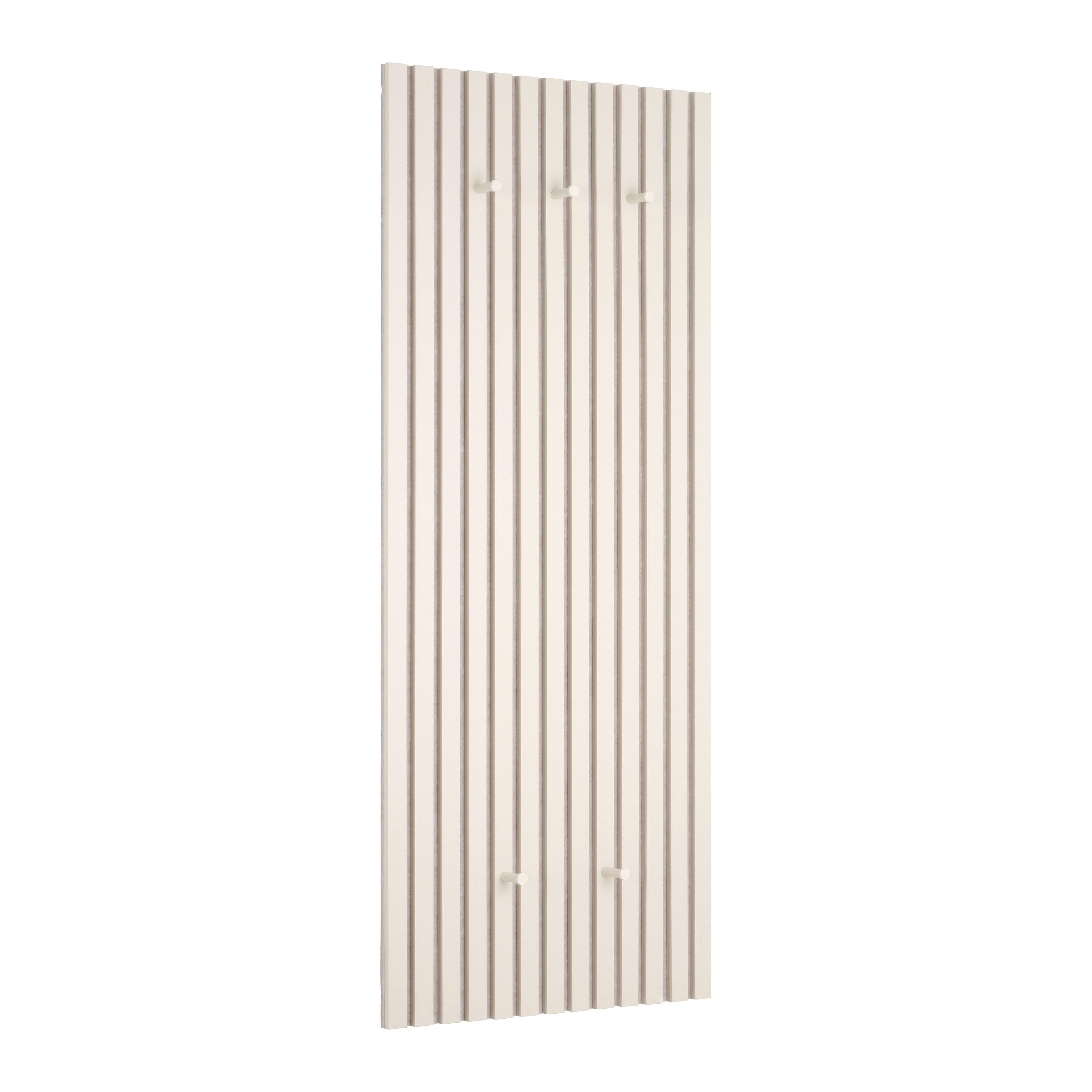 HALLPANEL GRACE -SB- - sandfärgad, Modern, metall/trä (50/125/7,5cm) - Mömax