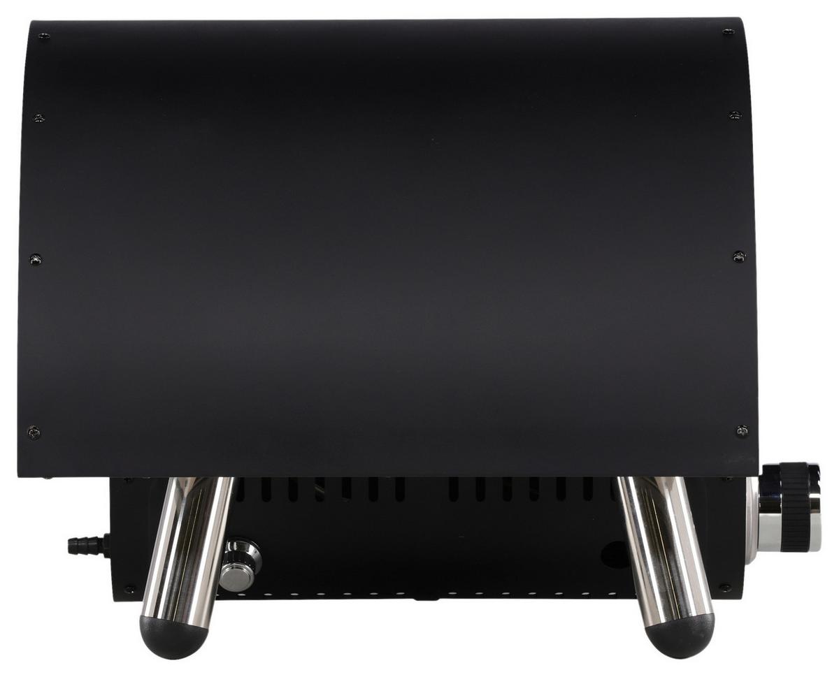 Pizzaofen Sentosa ca. 52x39x49 cm Schwarz - Schwarz, KONVENTIONELL, Metall (52/39/49cm) - Gardenson