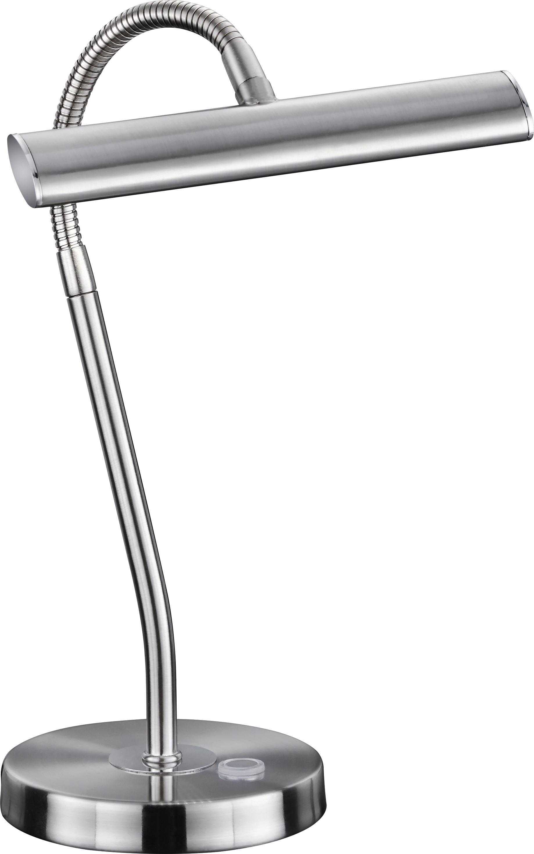 LED-Tischleuchte Curtis Nickelfarben max. 4 Watt - Nickelfarben, LIFESTYLE, Metall (18/35cm) - Trio Leuchten