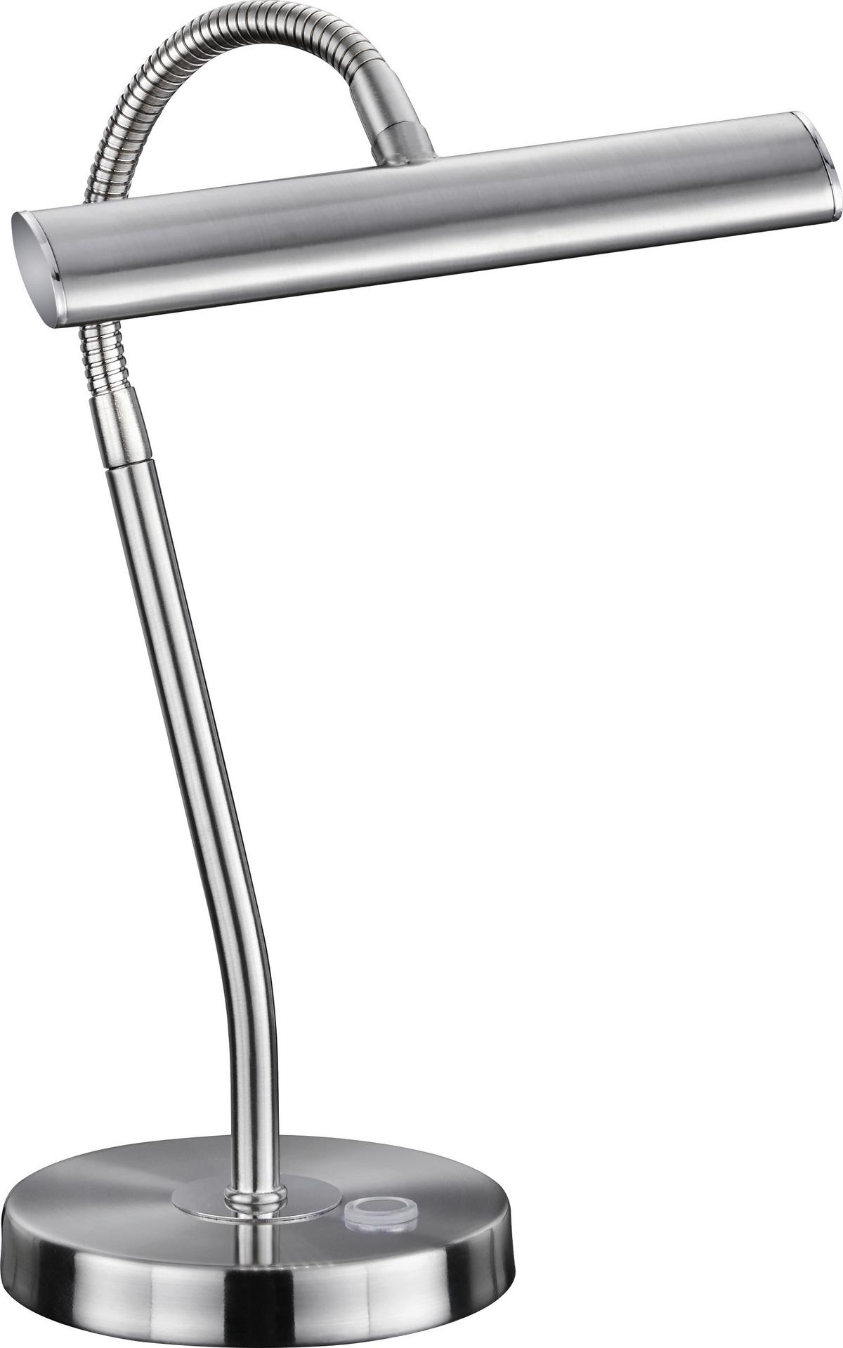 LED-Tischleuchte Curtis Nickelfarben max. 4 Watt - Nickelfarben, LIFESTYLE, Metall (18/35cm) - Trio Leuchten