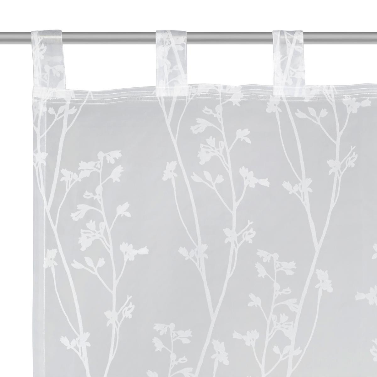 ZASŁONA NA SZELKACH FLORENCE - biały, Trend, tkanina (140/245cm) - Boxxx