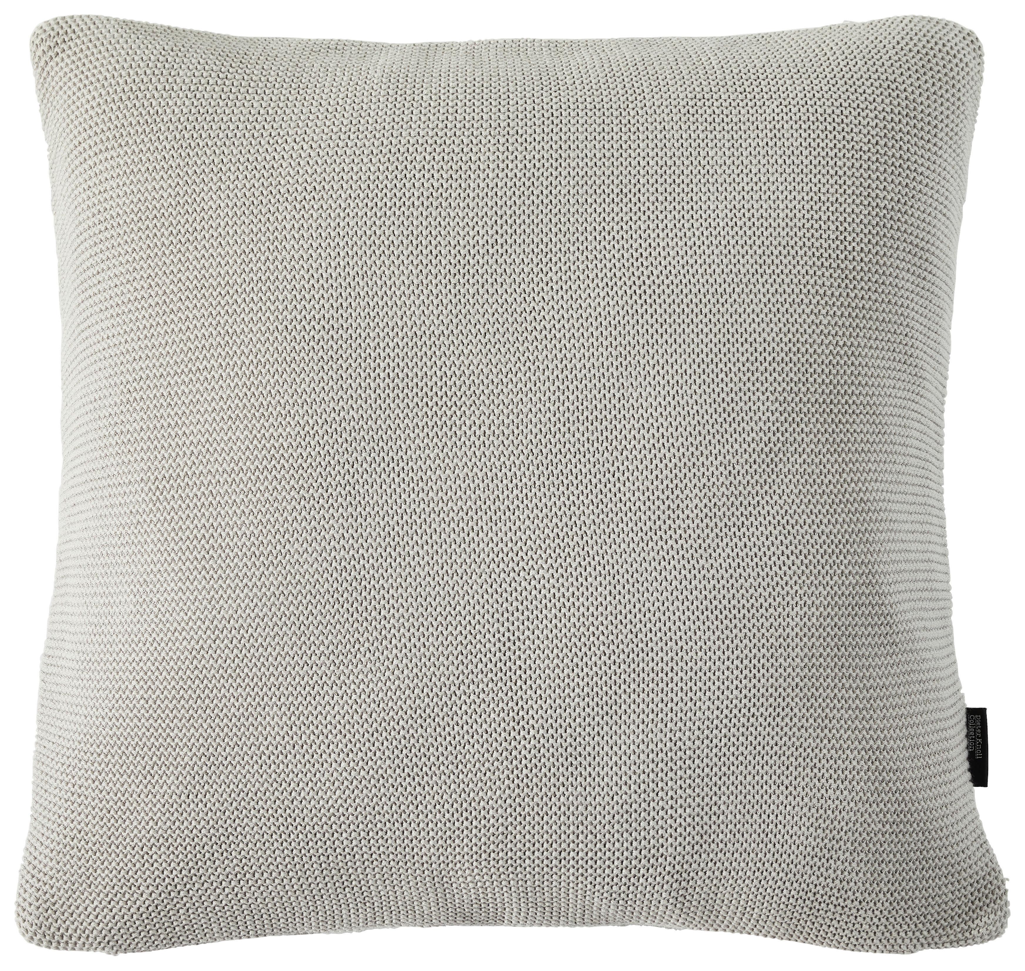 POSZEWKA NA PODUSZKĘ BEJA - szary, Basics, tkanina (50/50cm) - Dieter Knoll