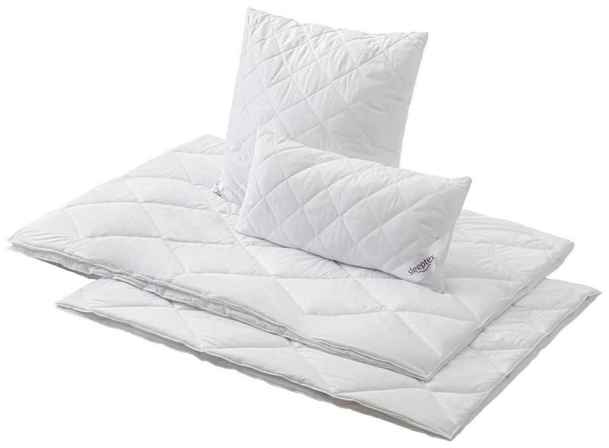 KOŁDRA CAŁOROCZNA OVIEDO - biały, Basics, tkanina (135/200cm) - Sleeptex