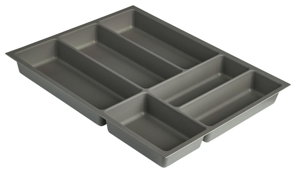 WKŁAD NA SZTUĆCE BE45D - kolor łupkowy, Basics, tworzywo sztuczne (45/4,9/50cm) - Nobilia