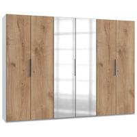 Ormar S Klasičnim Vratima Level 36 A - bijela/boje hrasta, Moderno, drvni materijal (300/216/58cm) - Modern Living