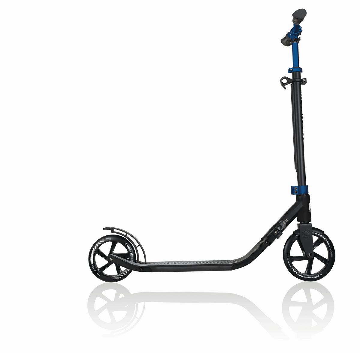 Scooter GL One aus Aluminium - Blau/Schwarz, Basics, Metall (49/111/96cm) - GLOBBER