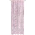 Končana Zavesa Babette - temno roza, Romantika, tekstil (140/245cm) - Zandiara