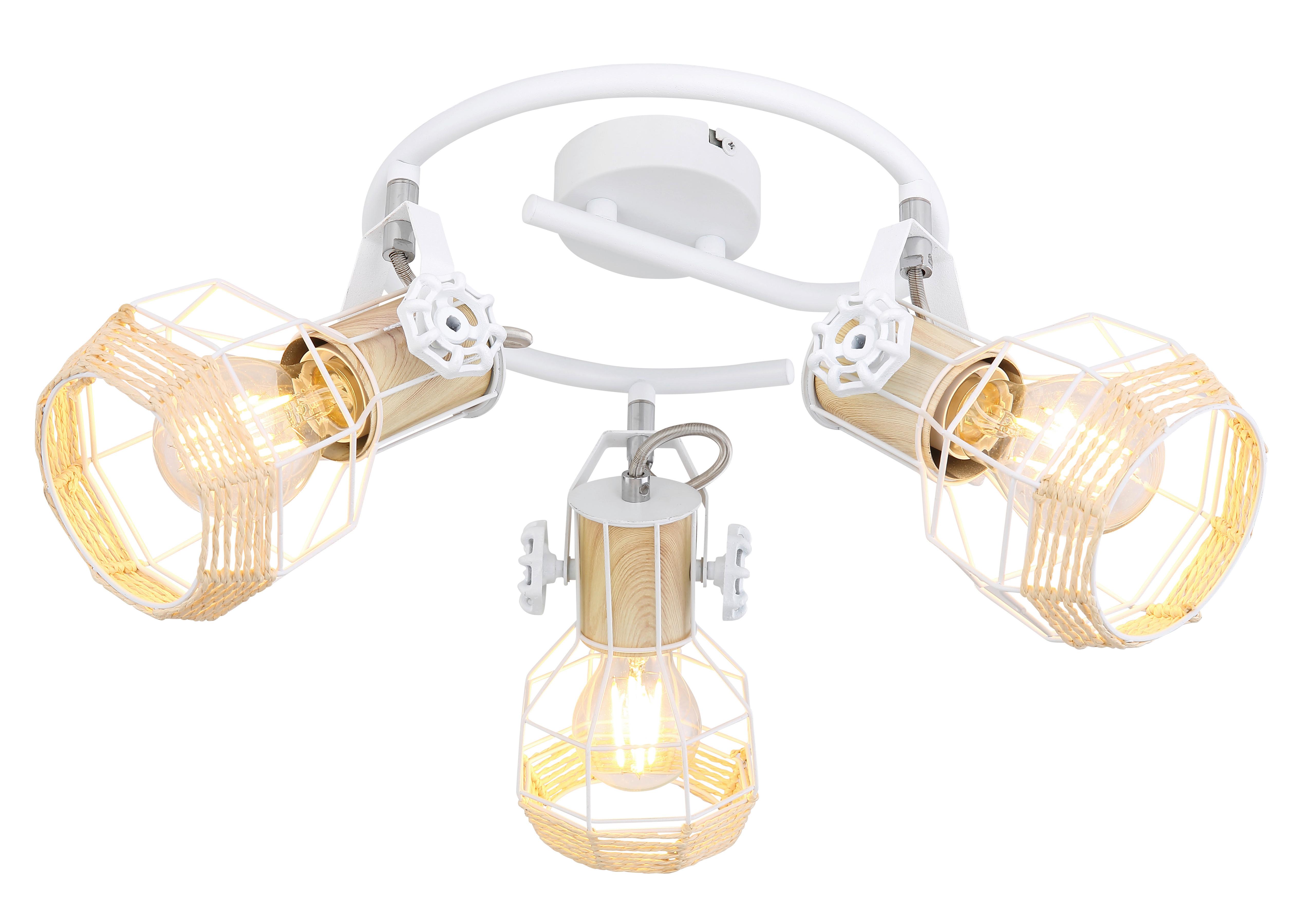 Reflektor Bana - bela, Basics, kovina (25/20cm) - Globo