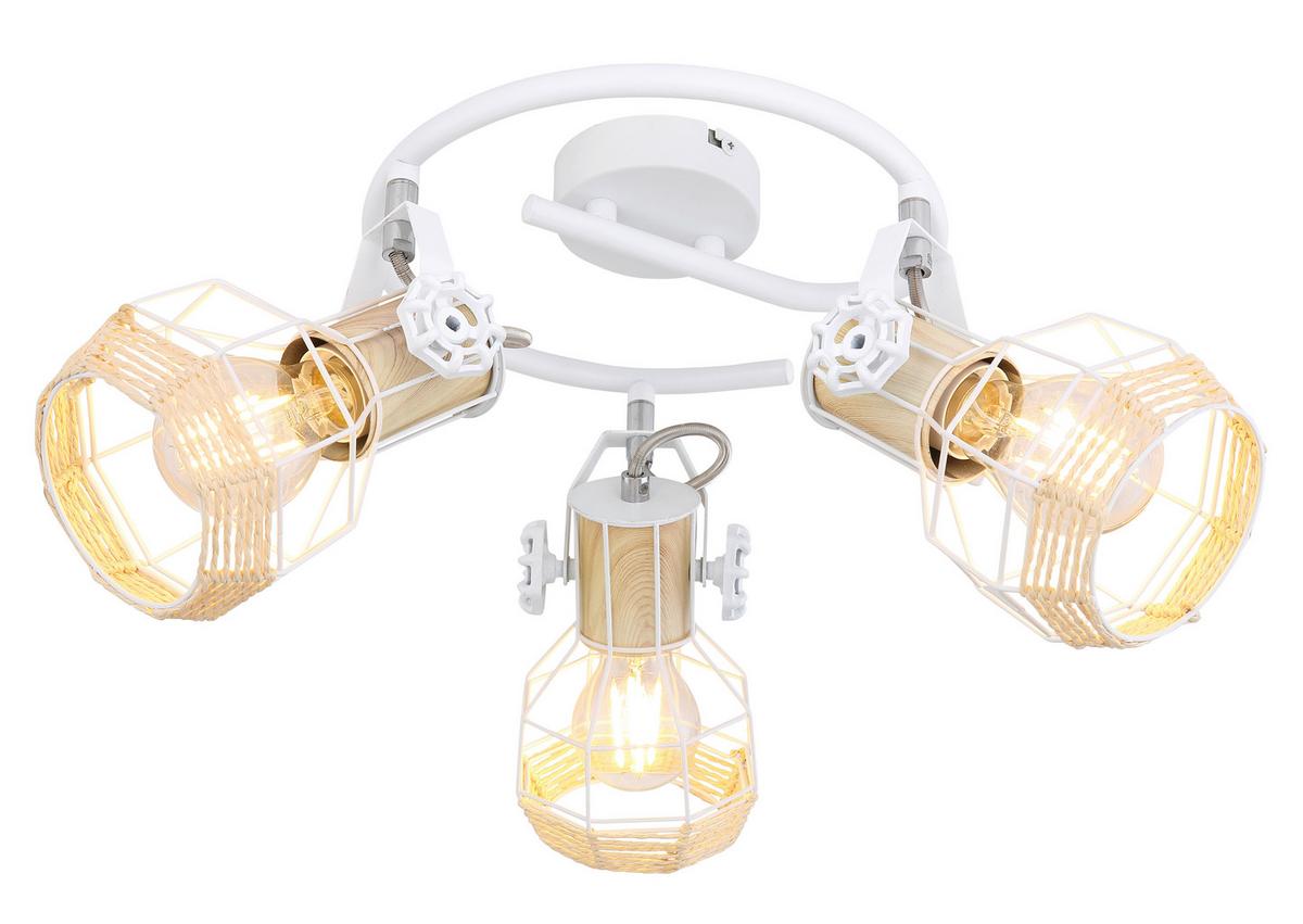 Reflektor Bana - bela, Basics, kovina (25/20cm) - Globo