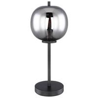 TISCHLEUCHTE BLACKY - Schwarz, Basics, Glas/Metall (18,5/45cm) - Globo