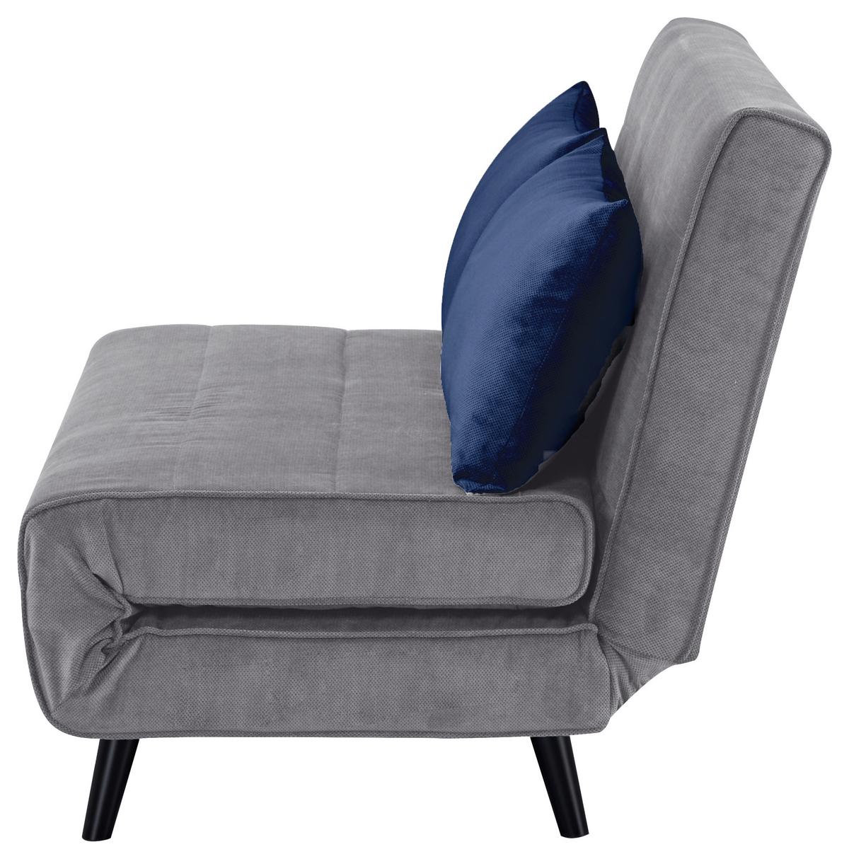 Fotoliu extensibil SVEN - albastru/gri, Modern (141/81/90cm) - Modern Living