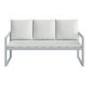 LOUNGEGRUPP ARIELLA - ljusgrå/akaciefärgad, Modern, metall/trä (160/88/65cm) - Bessagi Garden