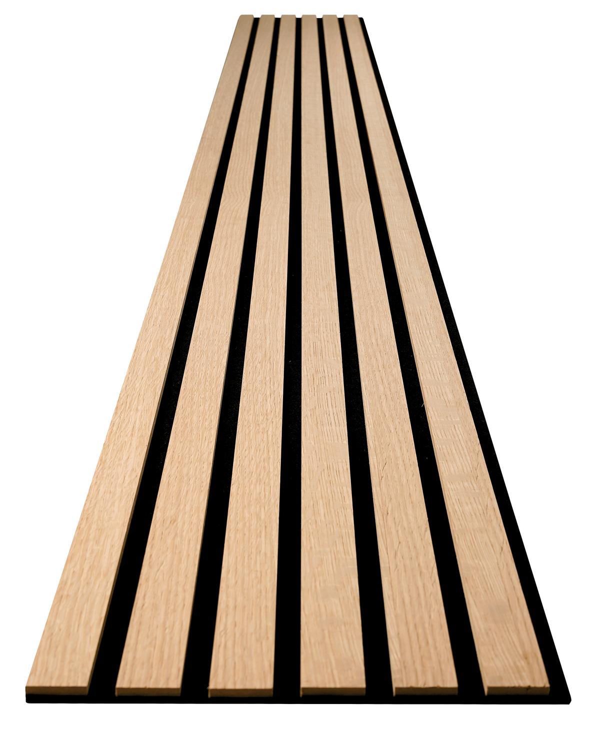 Akustikpaneel Eichefarben - Hellbraun, KONVENTIONELL, Holz/Holzwerkstoff (250/30/0.61cm) - Novel