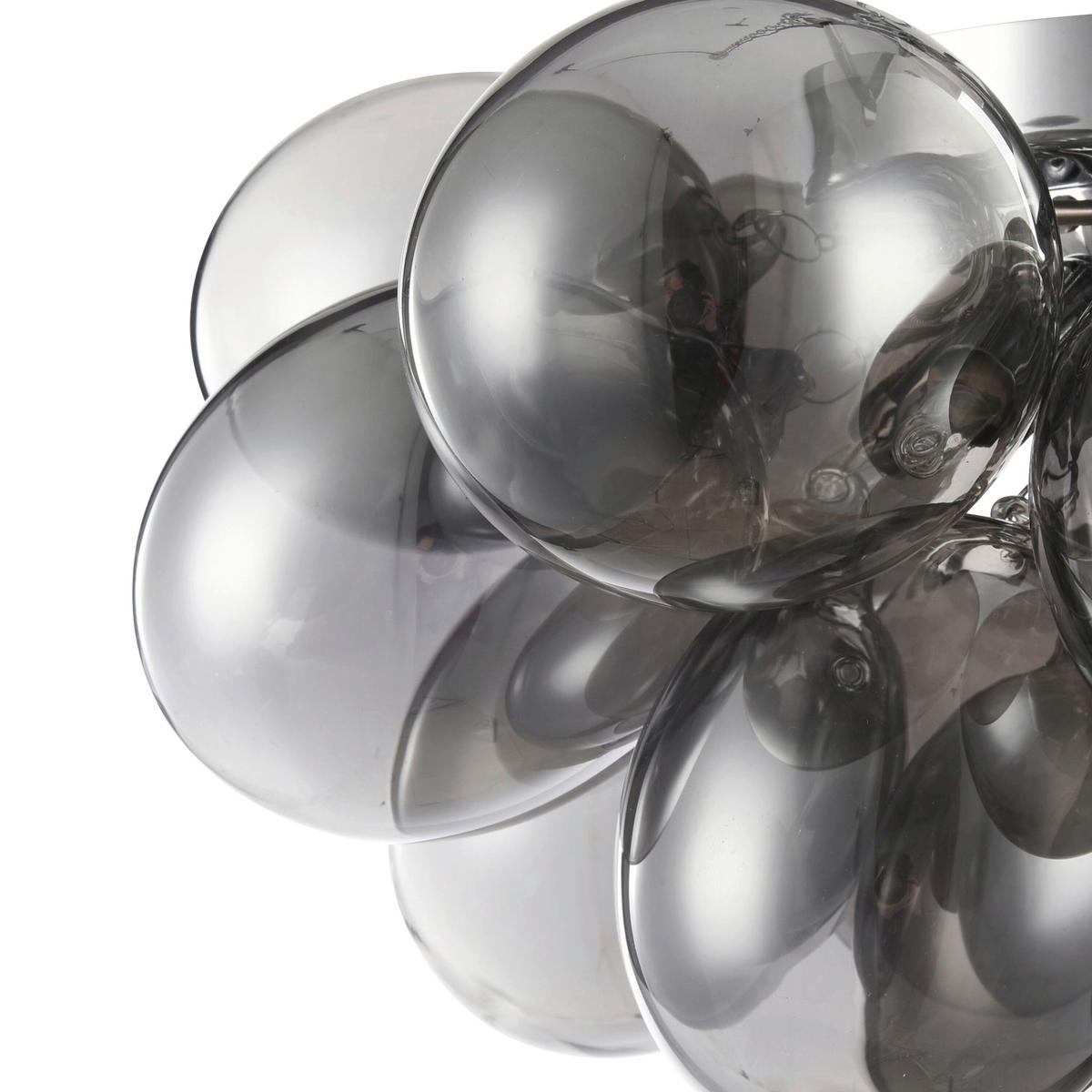 DECKENLEUCHTE BALBO - Nickelfarben, Basics, Glas/Metall (50/29,5/50cm) - MAYTONI