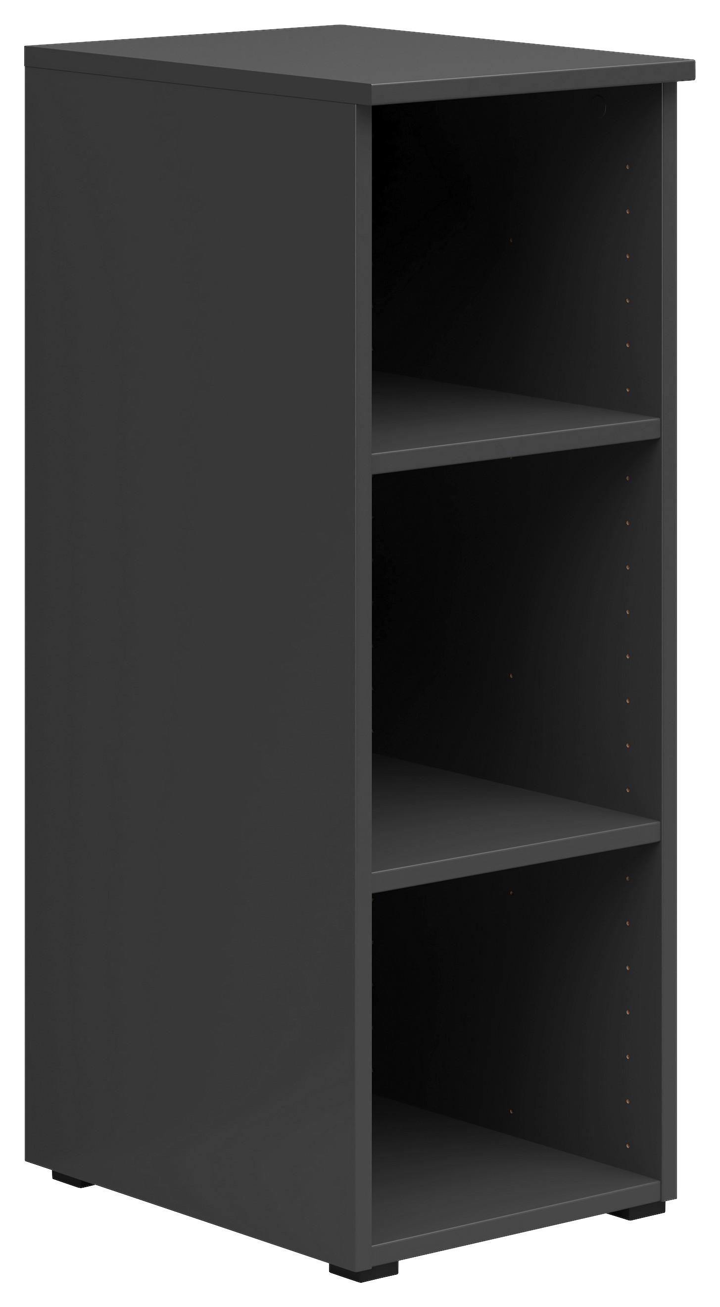 Regal Multistauraum Graphitfarben - Anthrazit/Graphitfarben, Modern, Holzwerkstoff/Kunststoff (30/83/40cm) - Premium Living