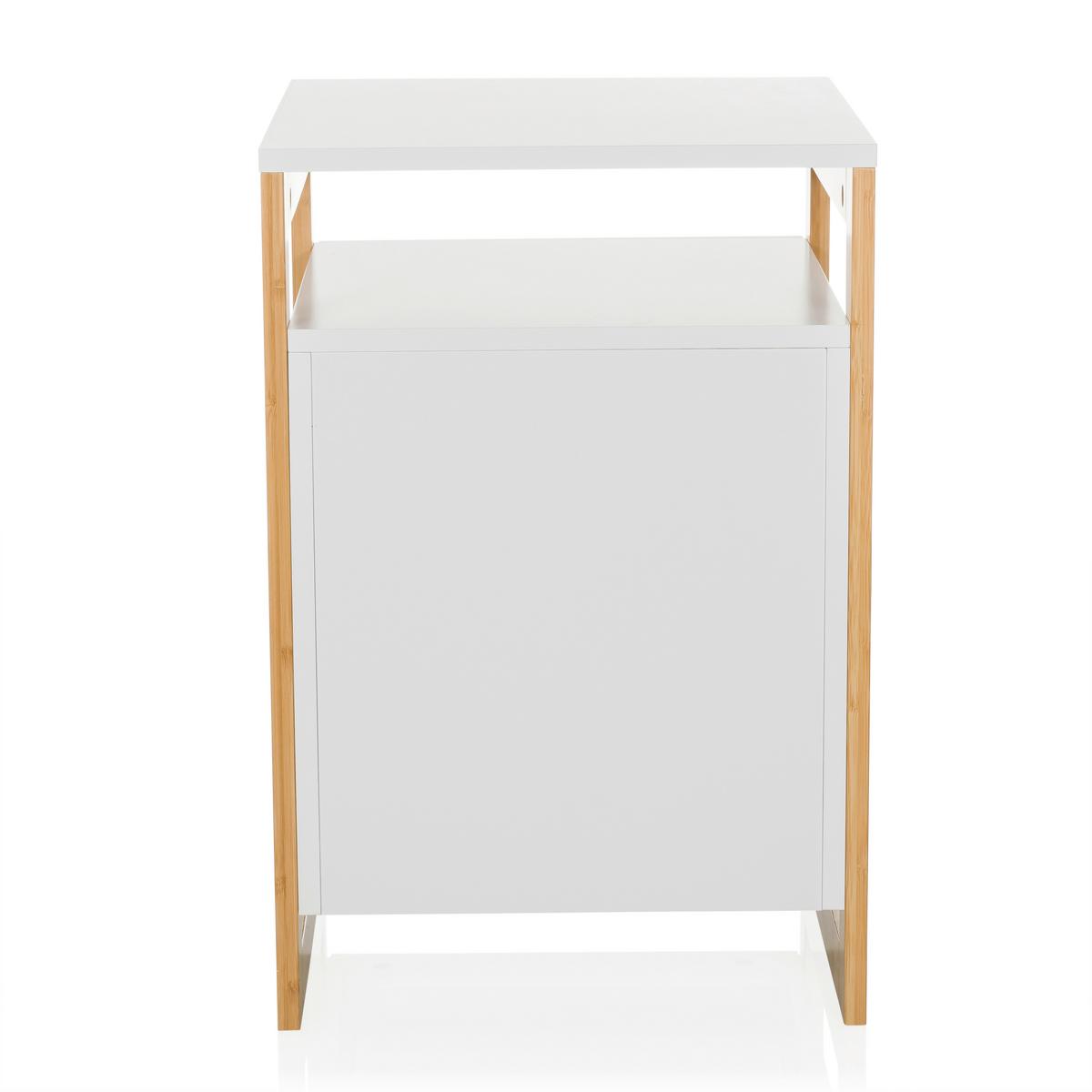 Mizica Tarolo, Bela - svetlo rjava/bela, Moderno, leseni material (40/60/40cm) - MID.YOU