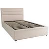 STOPPAD SÄNG SIENNA -EXKLUSIV- -BASED- - beige/svart, Lifestyle, metall/trä (120/200cm) - Based