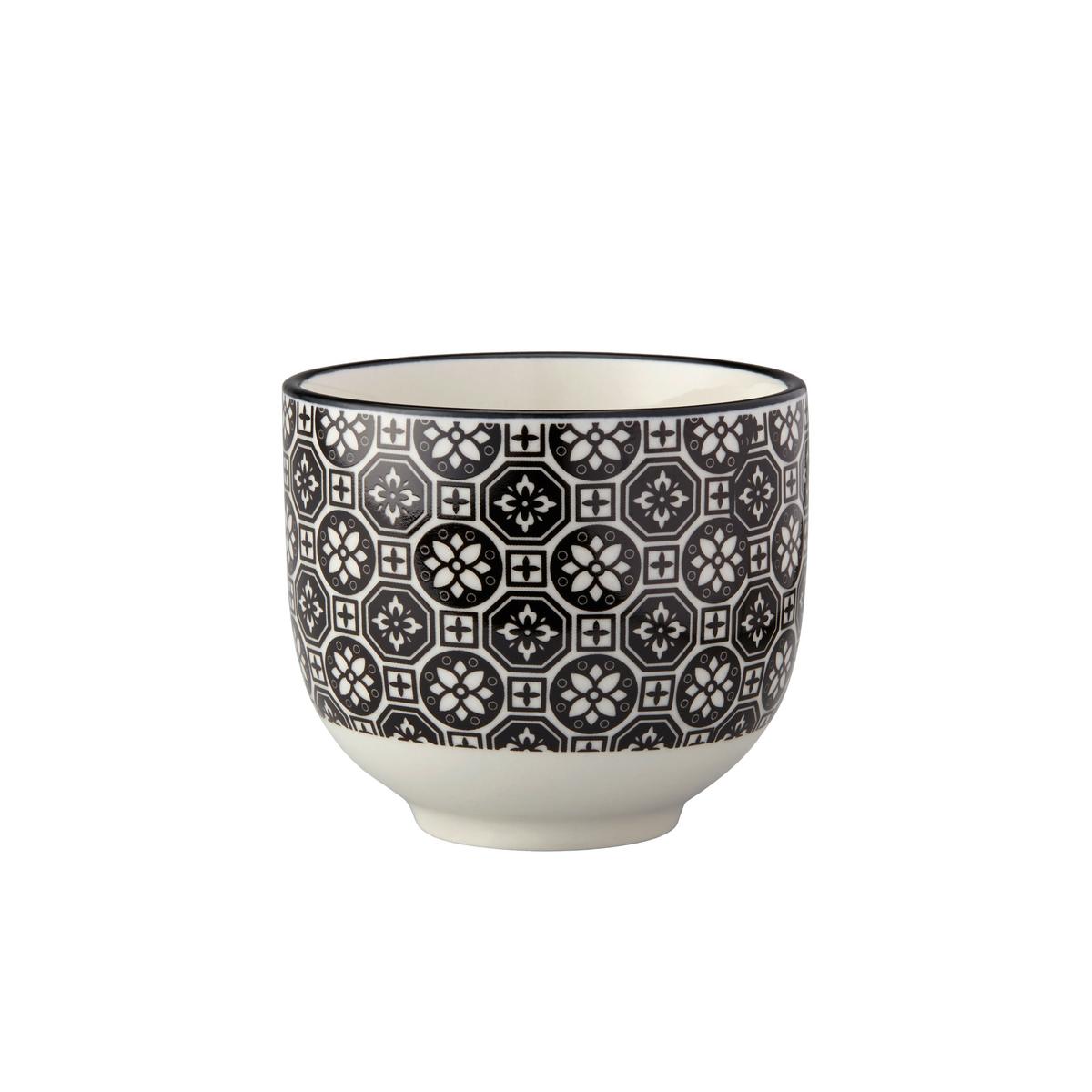 Teáscsésze Shiva - fekete/fehér, Lifestyle, kerámia (7/6cm) - Modern Living
