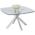Couchtisch Glas Chromfarben - Chromfarben/Klar, MODERN, Metall (80/45/80cm) - Modern Living Couchtisch Glas Chromfarben - Chromfarben/Klar, MODERN, Metall (80/45/80cm) - Modern Living
