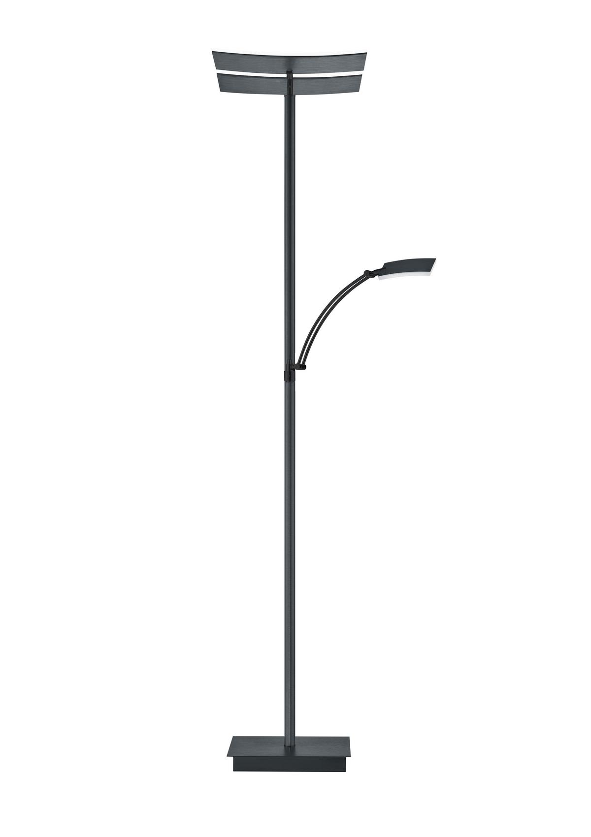 LAMPA STOJĄCA LED 60556/2-39 ANDY - antracytowy, Design, metal (50/185cm) - Hell