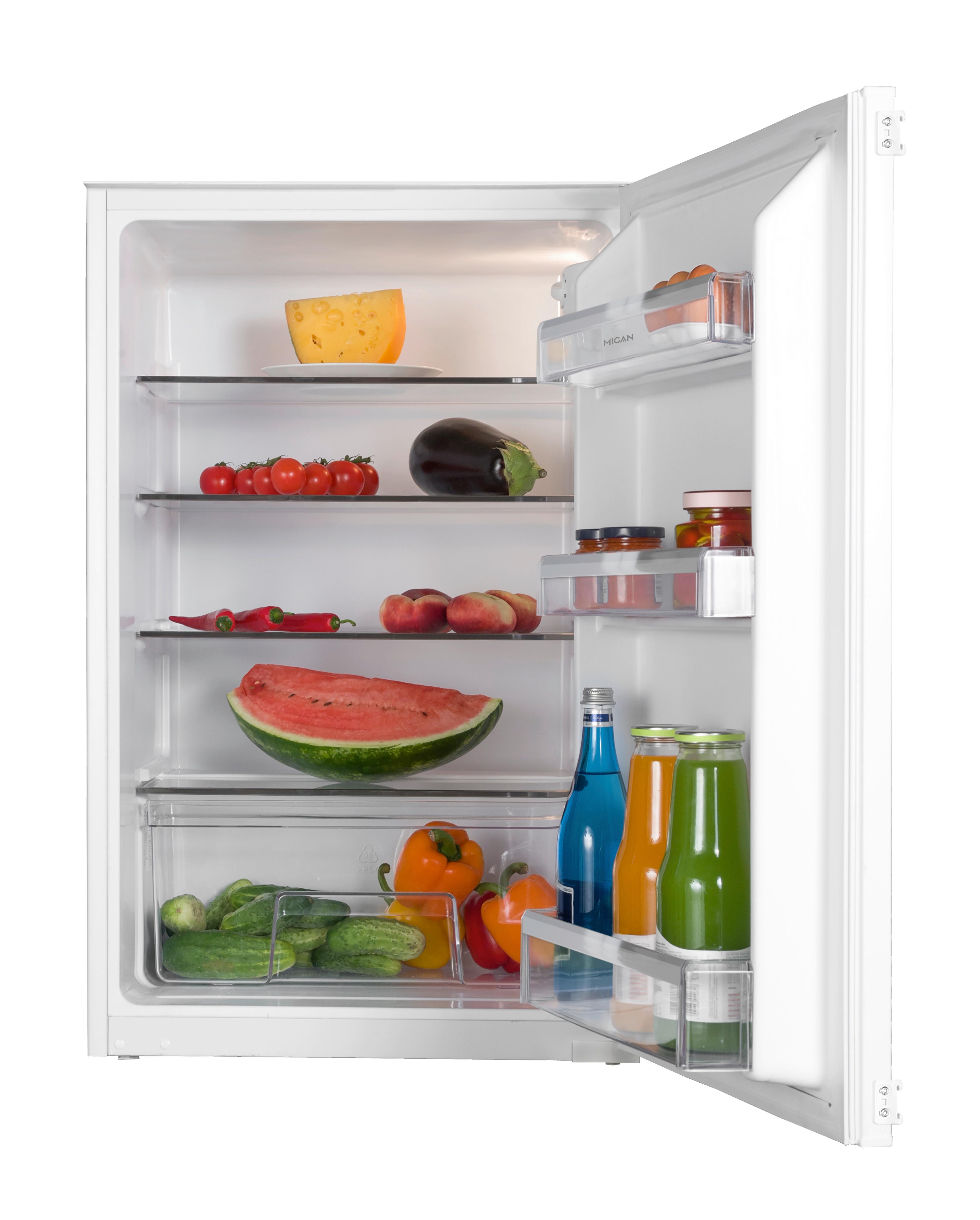 Kühlschrank 30661 Schlepptürtechnik - Weiß, MODERN, Metall (56/87,6/55cm) - Mican