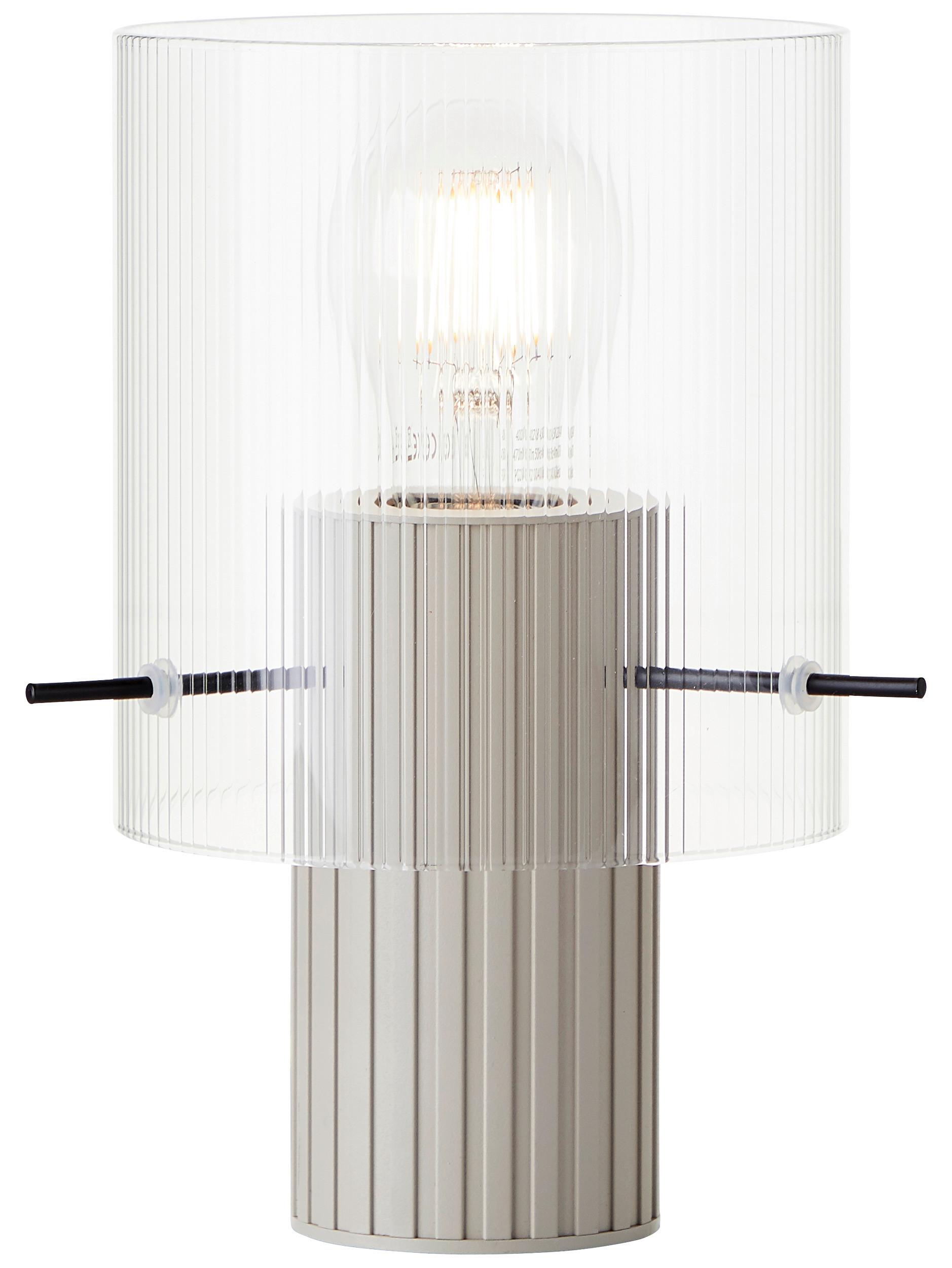 LAMPA STOŁOWA 70135A09 GÖTEBORG - beżowy/przezroczysty, Konventionell, metal/szkło (14/22cm) - Dieter Knoll