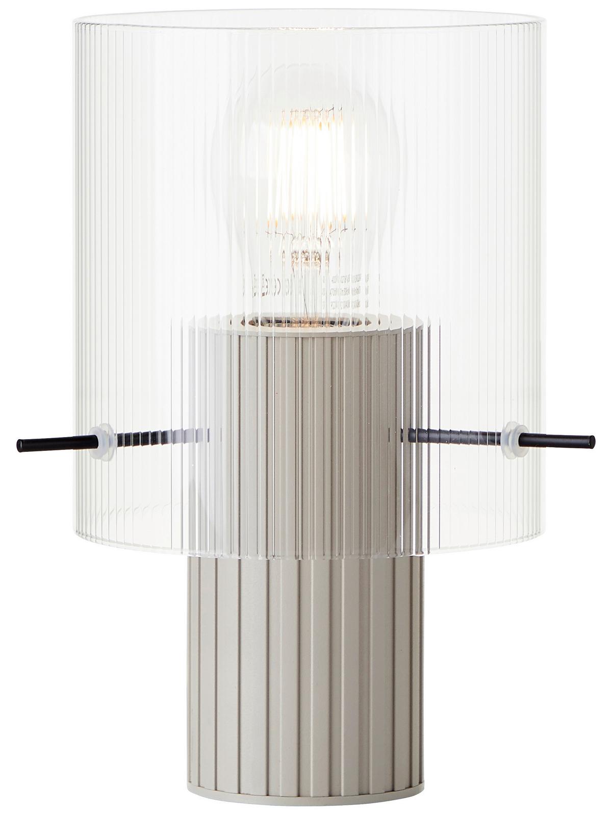 LAMPA STOŁOWA 70135A09 GÖTEBORG - beżowy/przezroczysty, Konventionell, metal/szkło (14/22cm) - Dieter Knoll