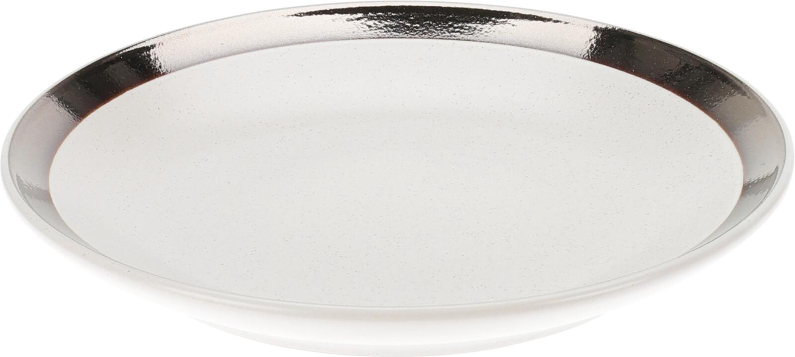 Desszertes Tányér Elegance - kék/fehér, kerámia (20cm)