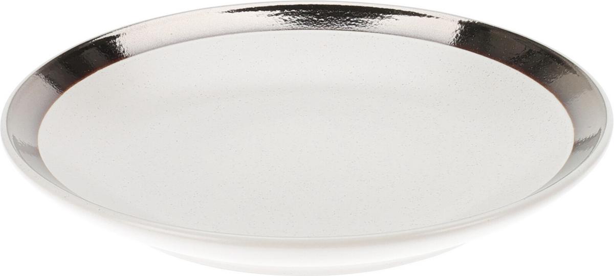 Desszertes Tányér Elegance - kék/fehér, kerámia (20cm)