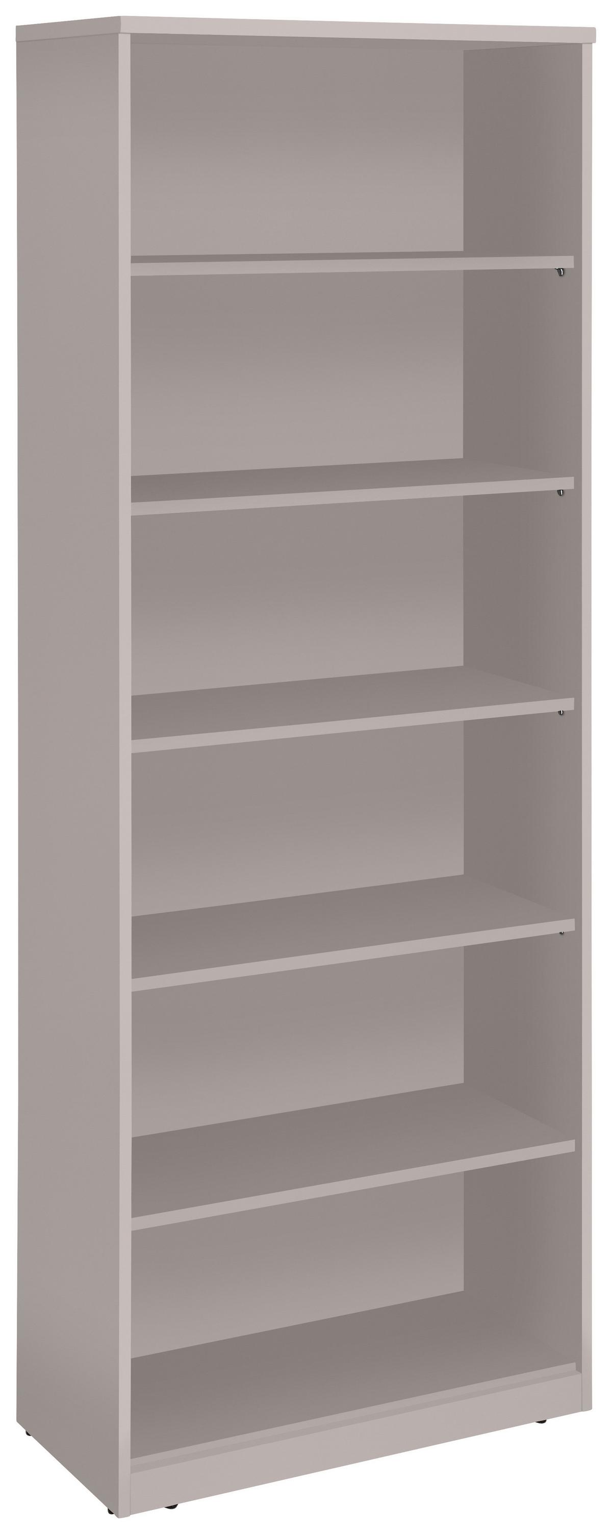 REGAŁ EASY - kaszmir/czarny, Basics, materiał drewnopochodny (72/194/36cm) - Xora