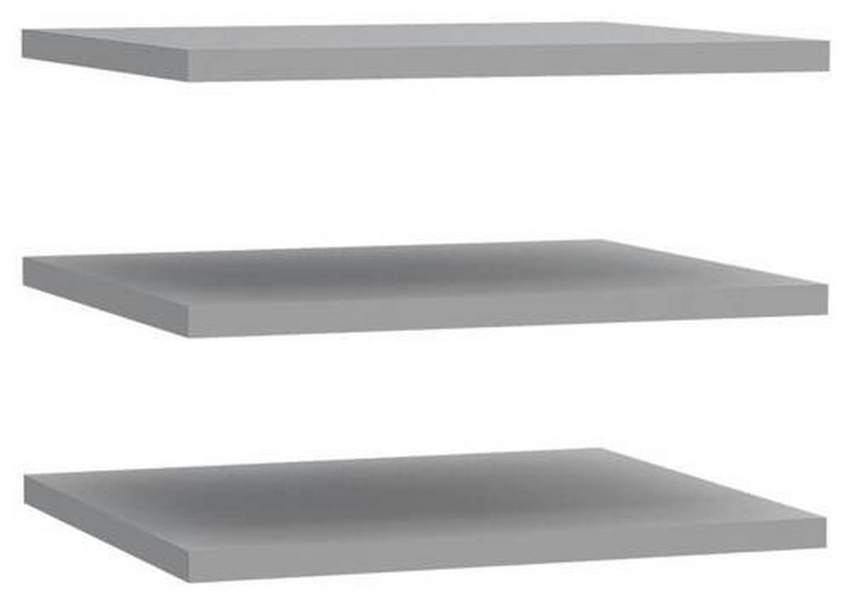 Einlegebodenset 3er Set - Grau, MODERN, Holzwerkstoff (48/42/3cm) - Mömax