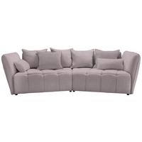 Boxspringsofa Sofi Flieder - Flieder/Schwarz, MODERN, Textil (294/93/152cm) - Premium Living